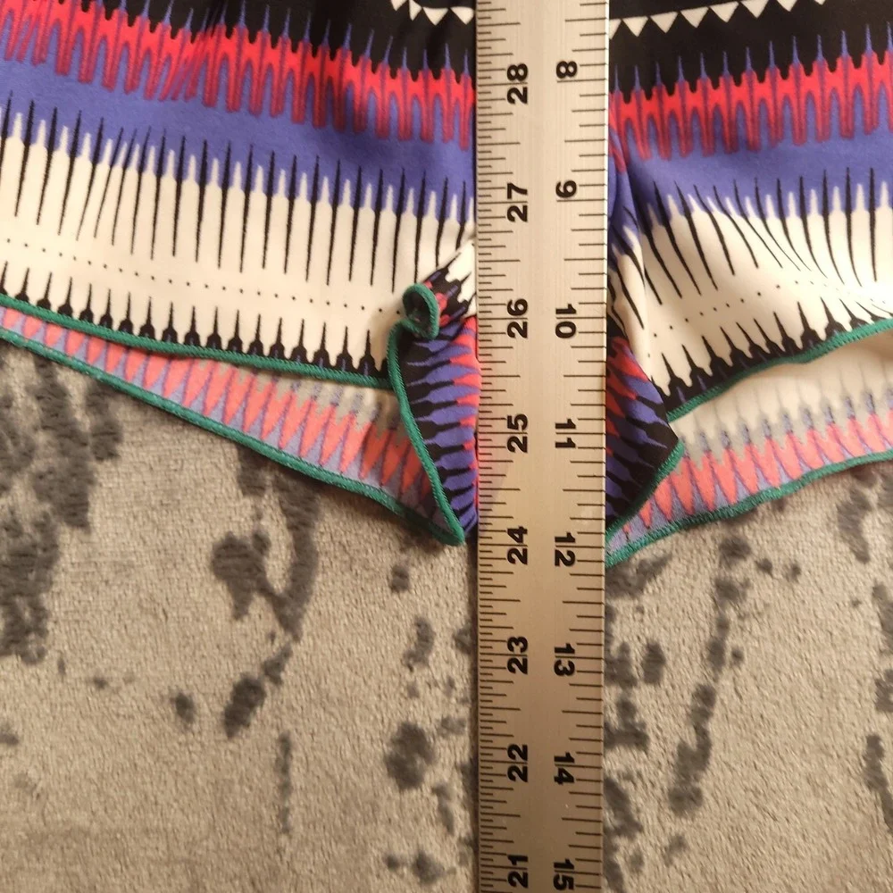 Roxy‎ Elasticized Geometric Beach Board Swim Shorts Women's Size Large